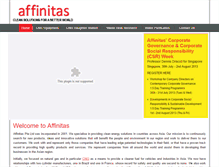 Tablet Screenshot of affinitas.com.sg